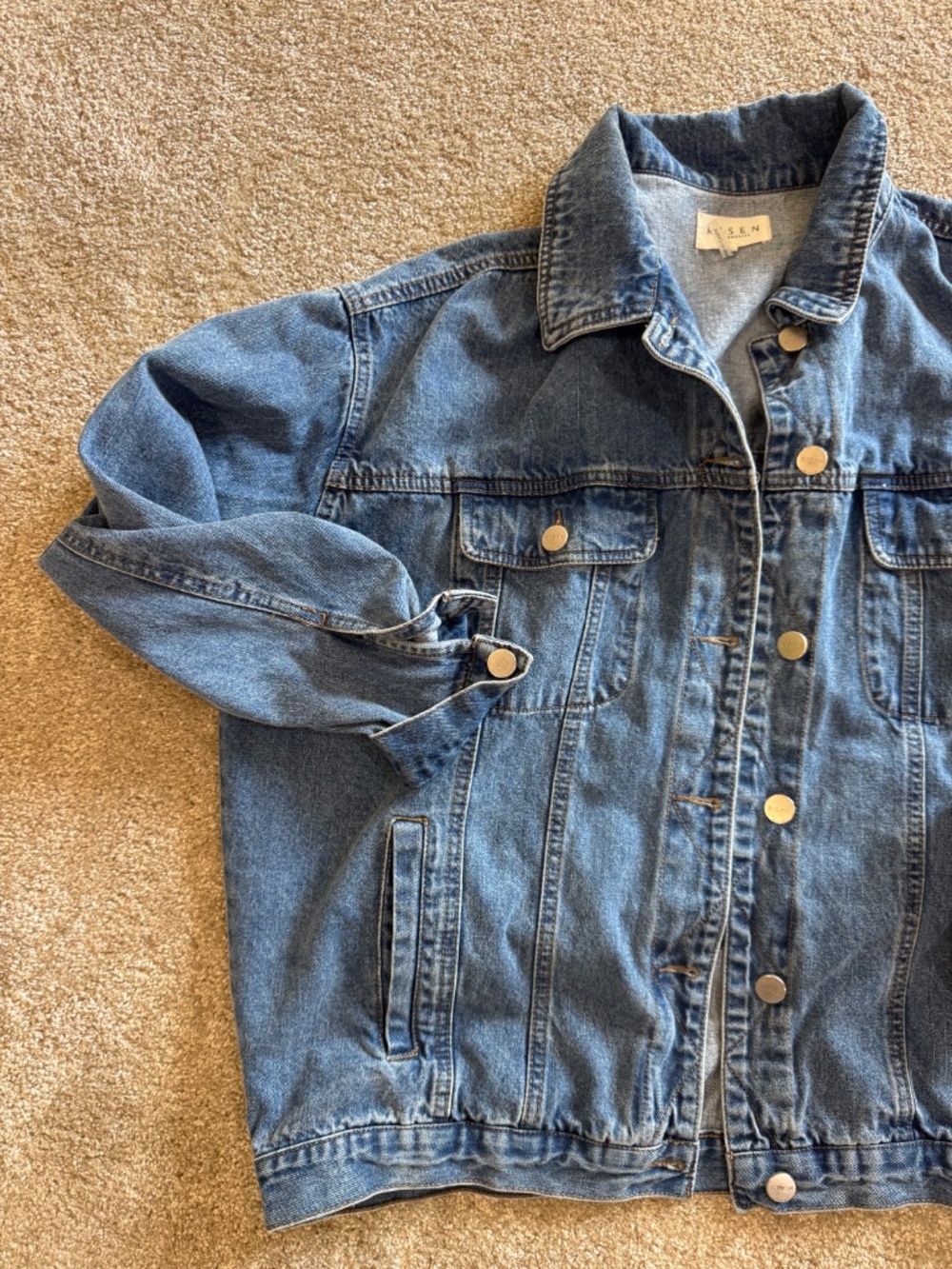 risen denim jacket size medium - Picture 2 of 6